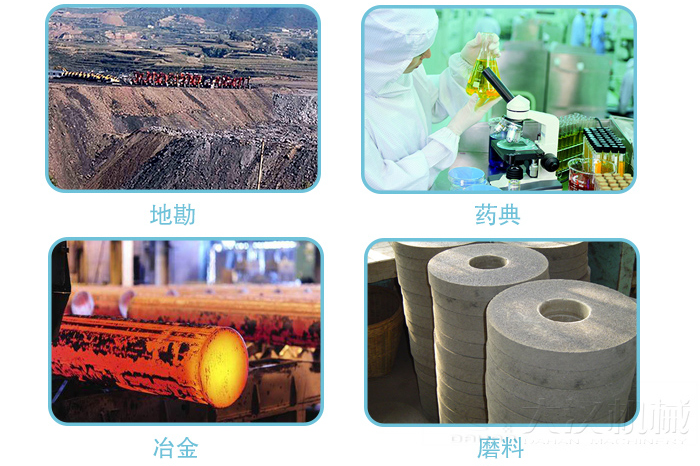 適用行業(yè):地堪，冶金，藥典,磨料
