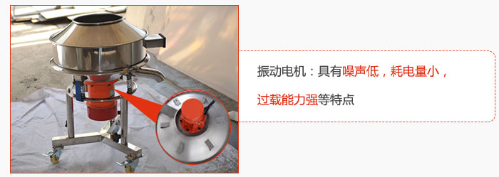 振動電機：具有噪聲低，耗電量小，過載能力強等特點