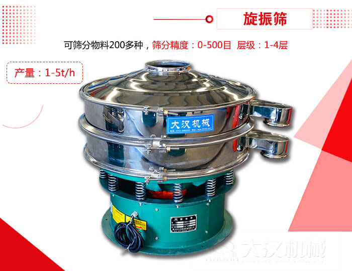 旋振篩可以特殊定制有：材質(zhì)方面包括：碳鋼，不銹鋼，全不銹鋼層級(jí)方面包括：單層，雙層，三層，四層等